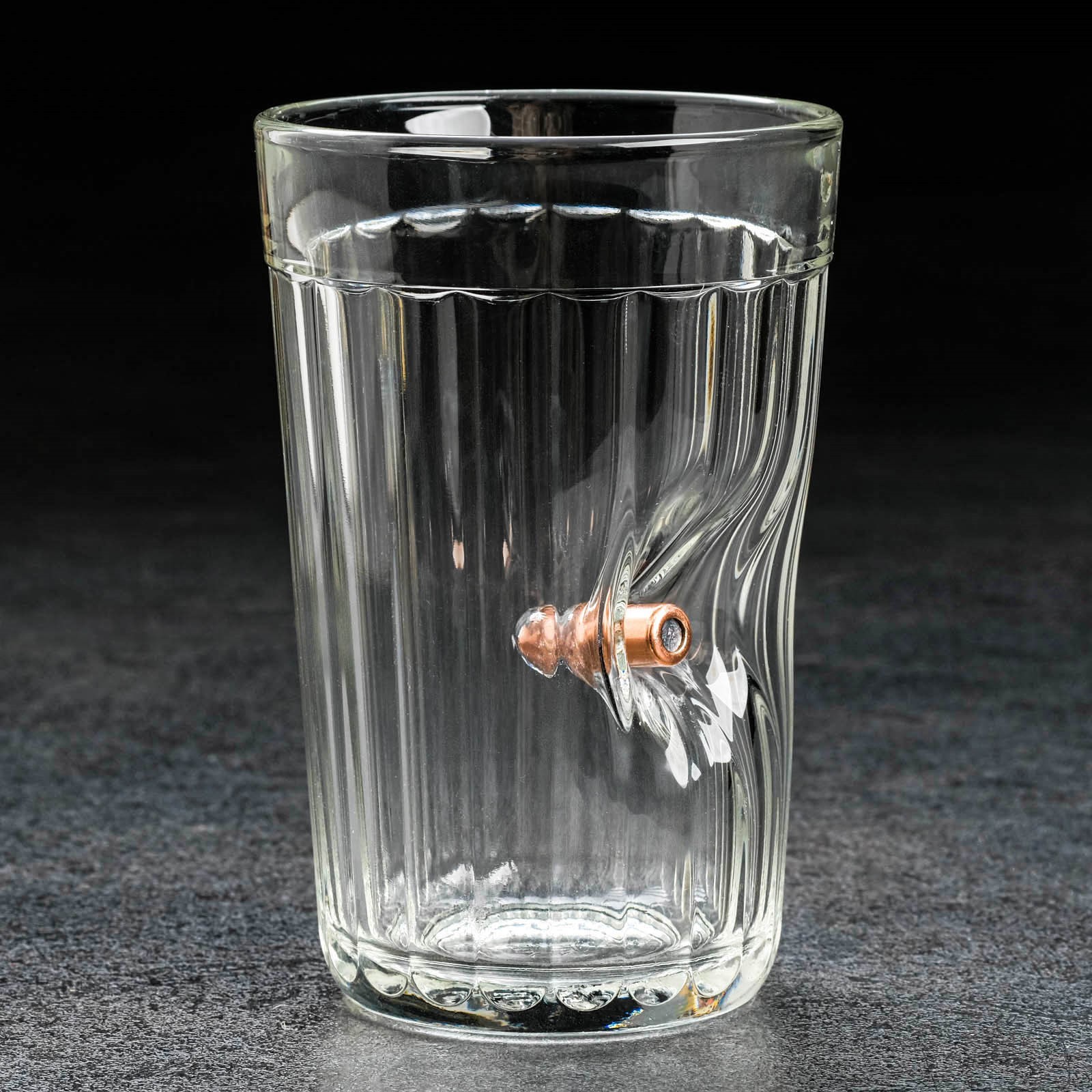 Стакан "Непробиваемый. 23 февраля", граненый, с пулей, 250 мл 5310950 - фото 2