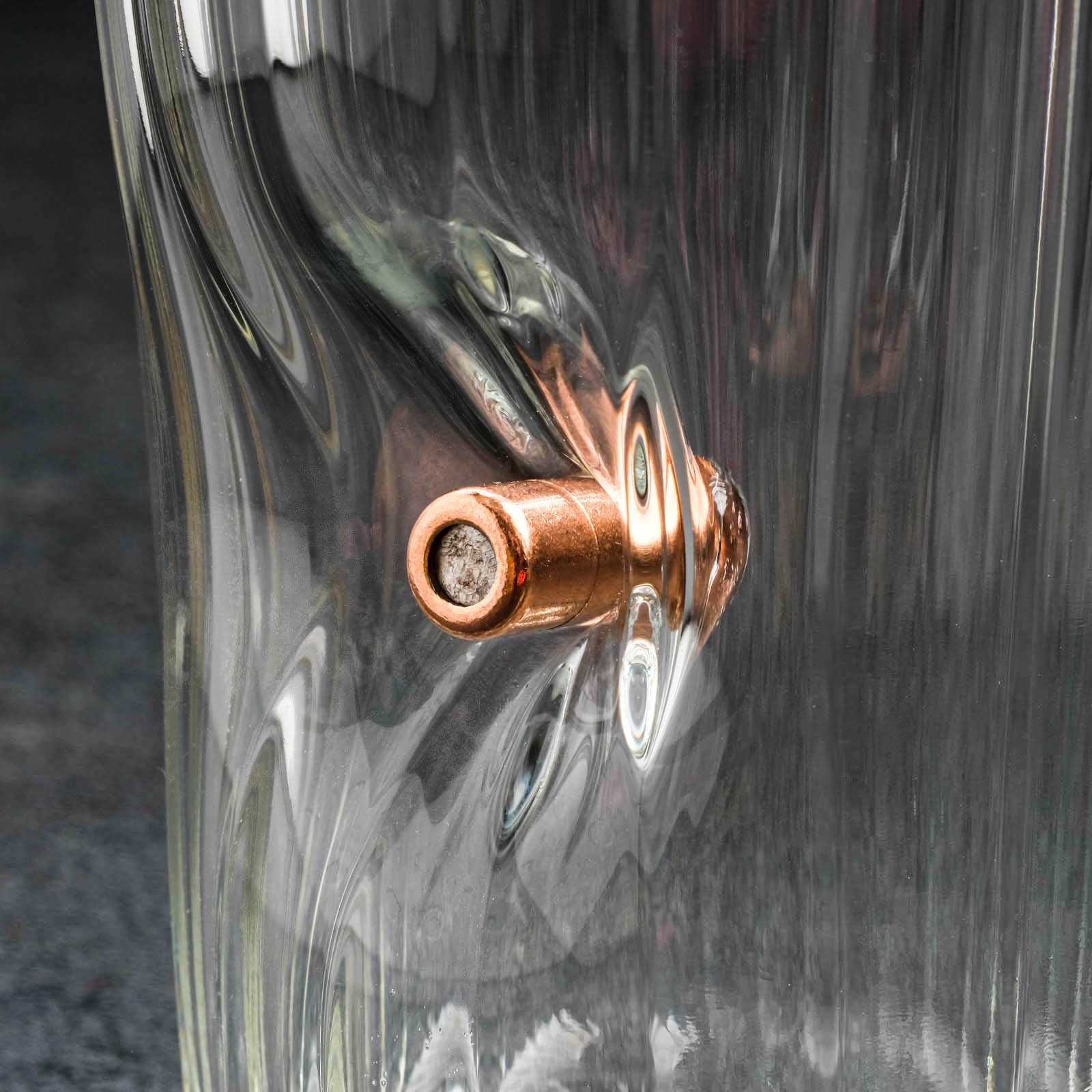 Стакан "Непробиваемый. 23 февраля", граненый, с пулей, 250 мл 5310950 - фото 3