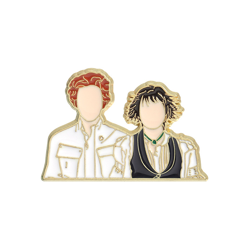 Значок-пин "Лица" сумерки