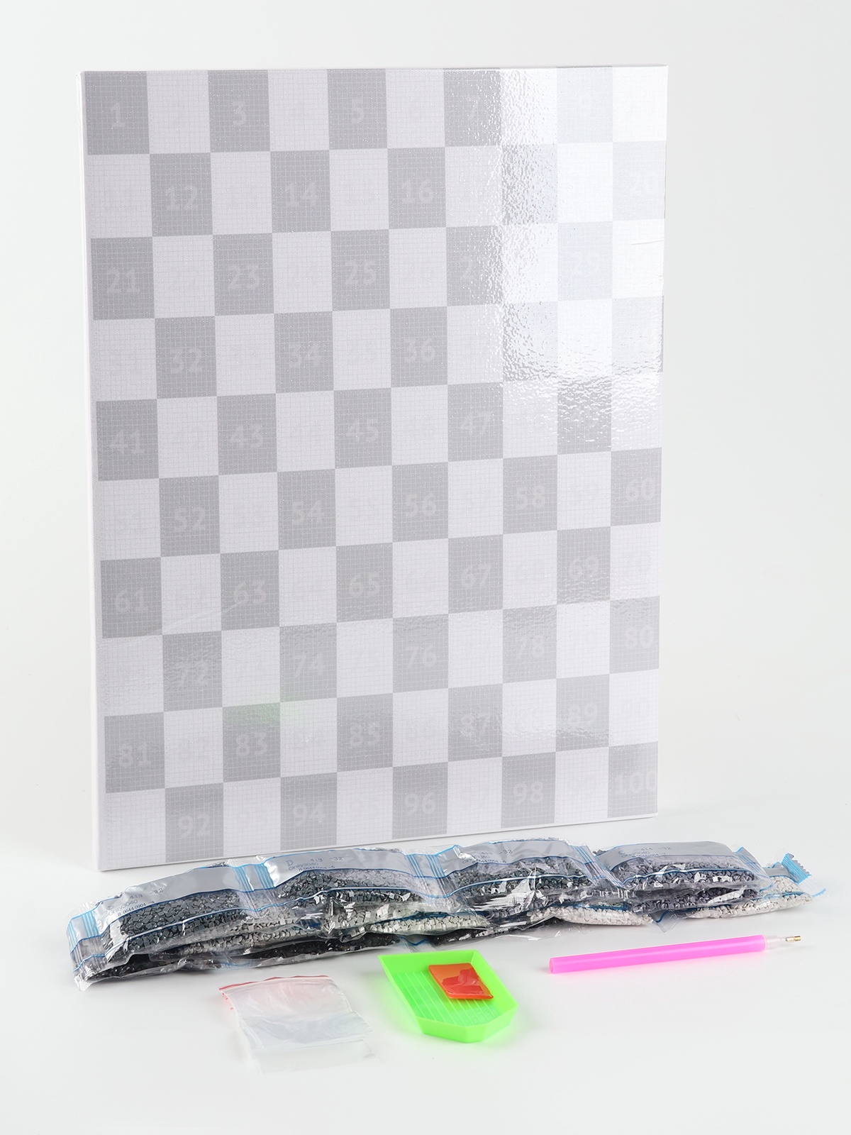 Алмазная мозаика по фото, на раме 30×40, полное заполнение, Gray - фото 2