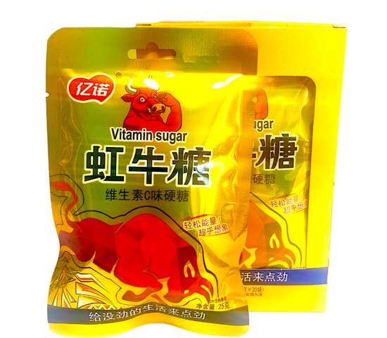 Карамель леденцовая Yinuo "Vitamin sugar" со вкусом энергетика