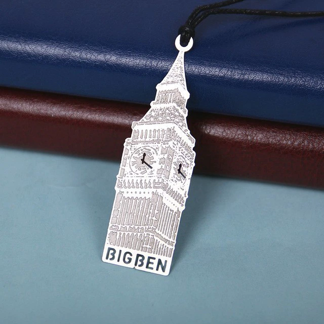 Металлическая закладка для книги "Бигбэн"