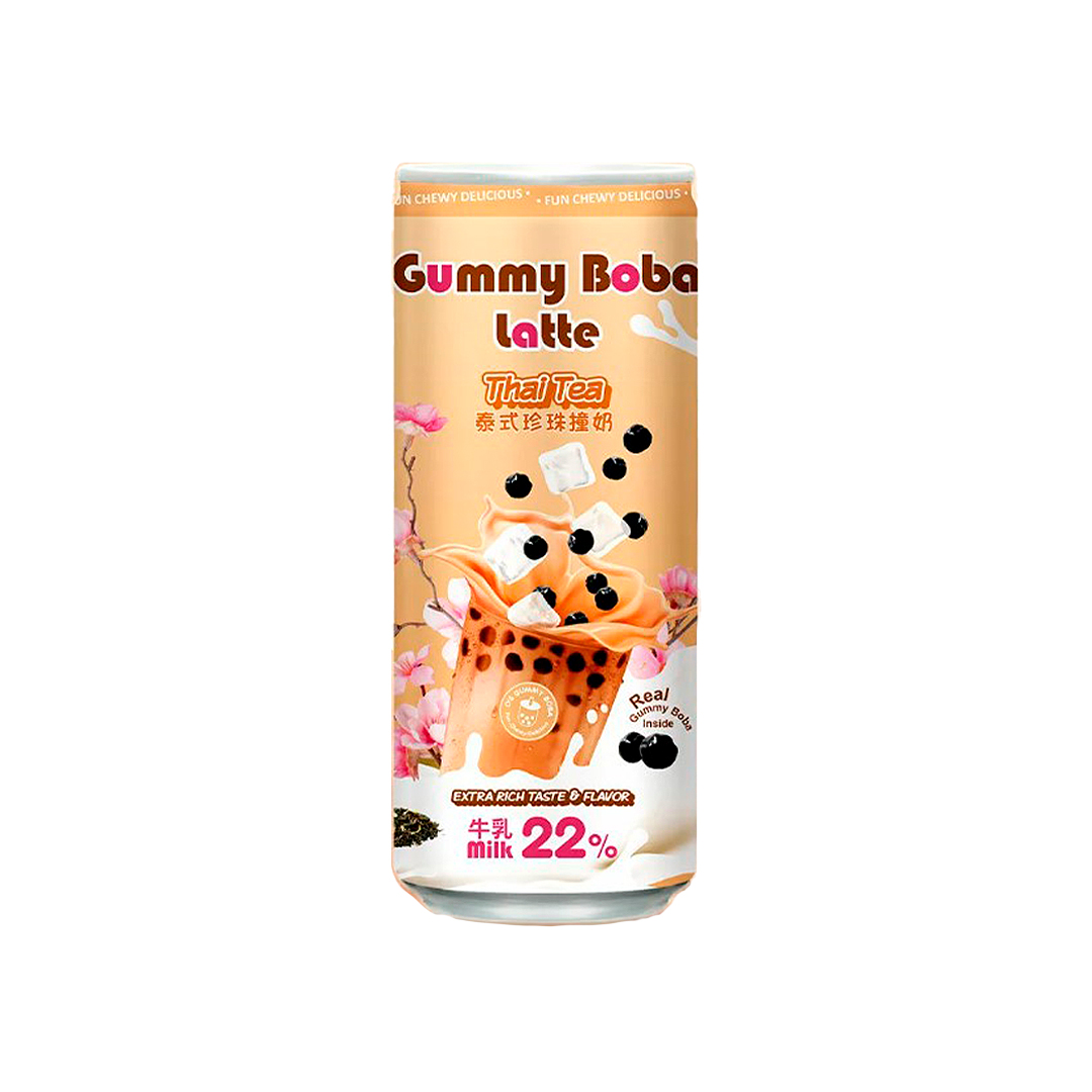 Напиток O's Bubble Gummy Boba Latte Thai Tea  470мл