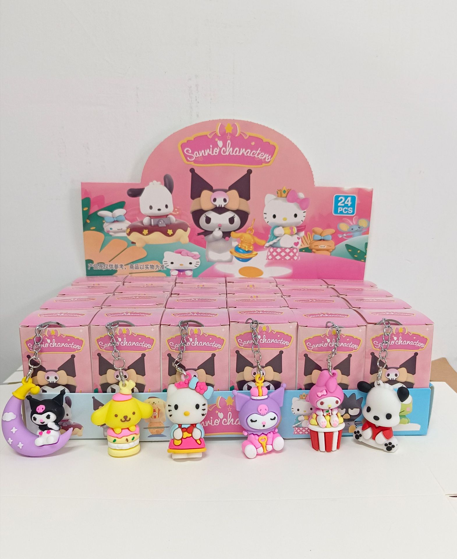 Брелок резиновый "Hello Kitty" микс