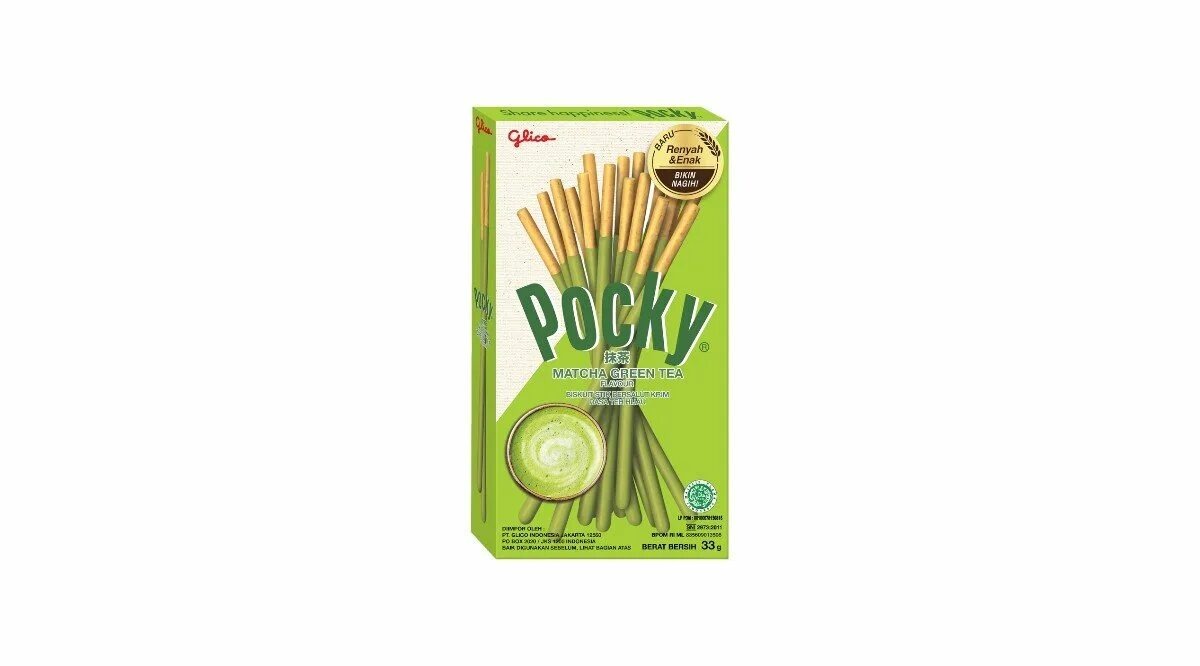 Бисквитные палочки Pocky Milky Matcha 33гр