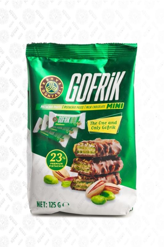 Батончики фисташковые Gofrik Pistachio Milk Chocolate 12.5G