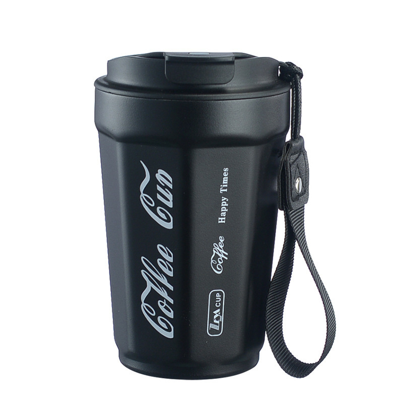 Термос-термокружка "Coffe Cup" черная