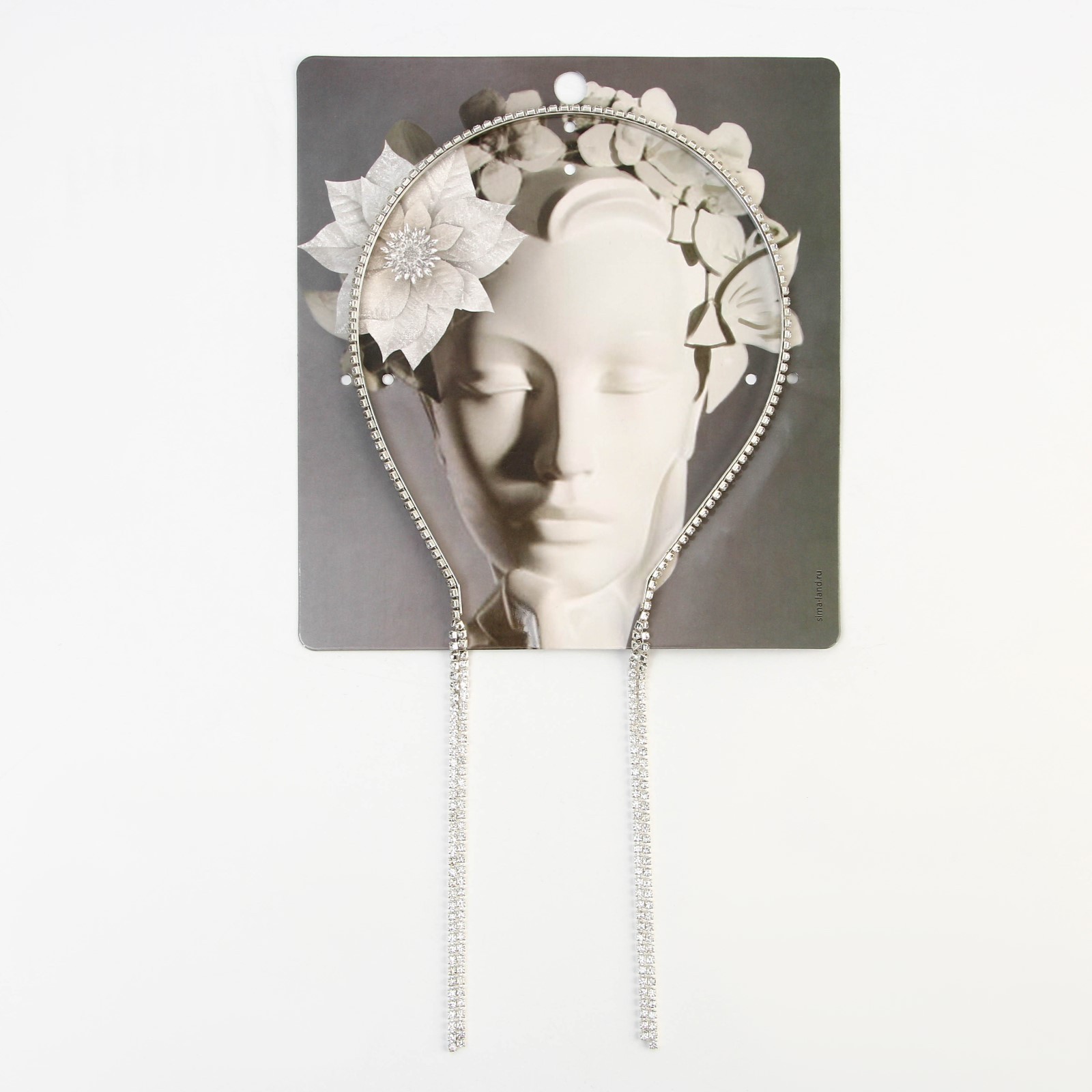 Ободок для волос со стразами «Ты прекрасна» 12 х 21 см