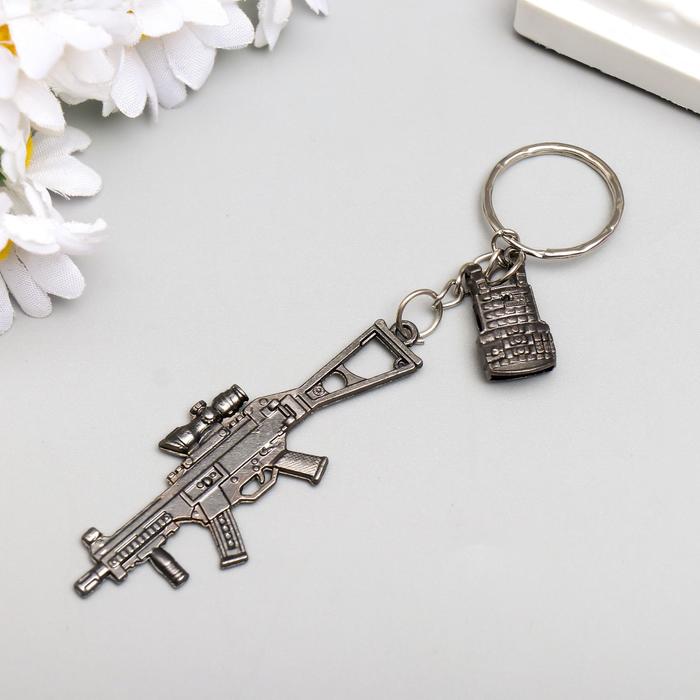 Брелок металл "Оружие/Бронежилет" МИКС 6,3х1,3 см - фото 3