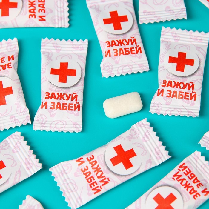 Жевательная резинка «Пофигин», 50 шт. × 1.36 г