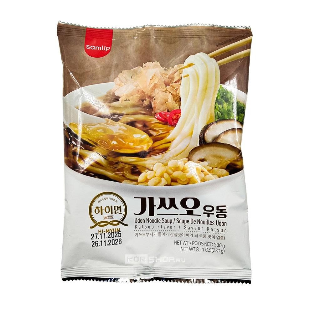 Лапша Hi-Myun Katsuo со вкусом копченого тунца   230гр