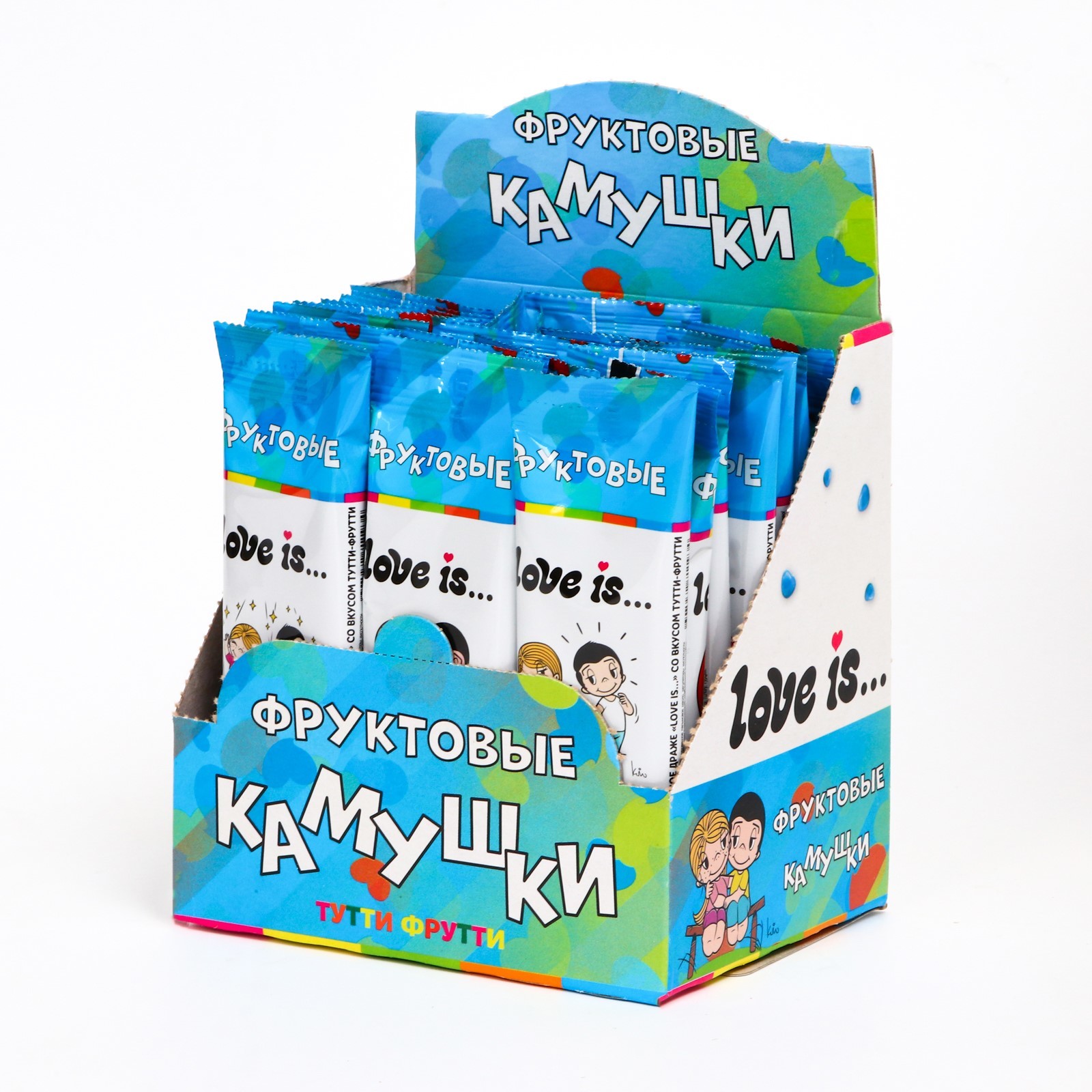 Драже Love Is со вкусом тутти-фрутти, 12 г