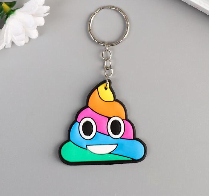 Брелок резина "Какулька" 3,7х4,2 см