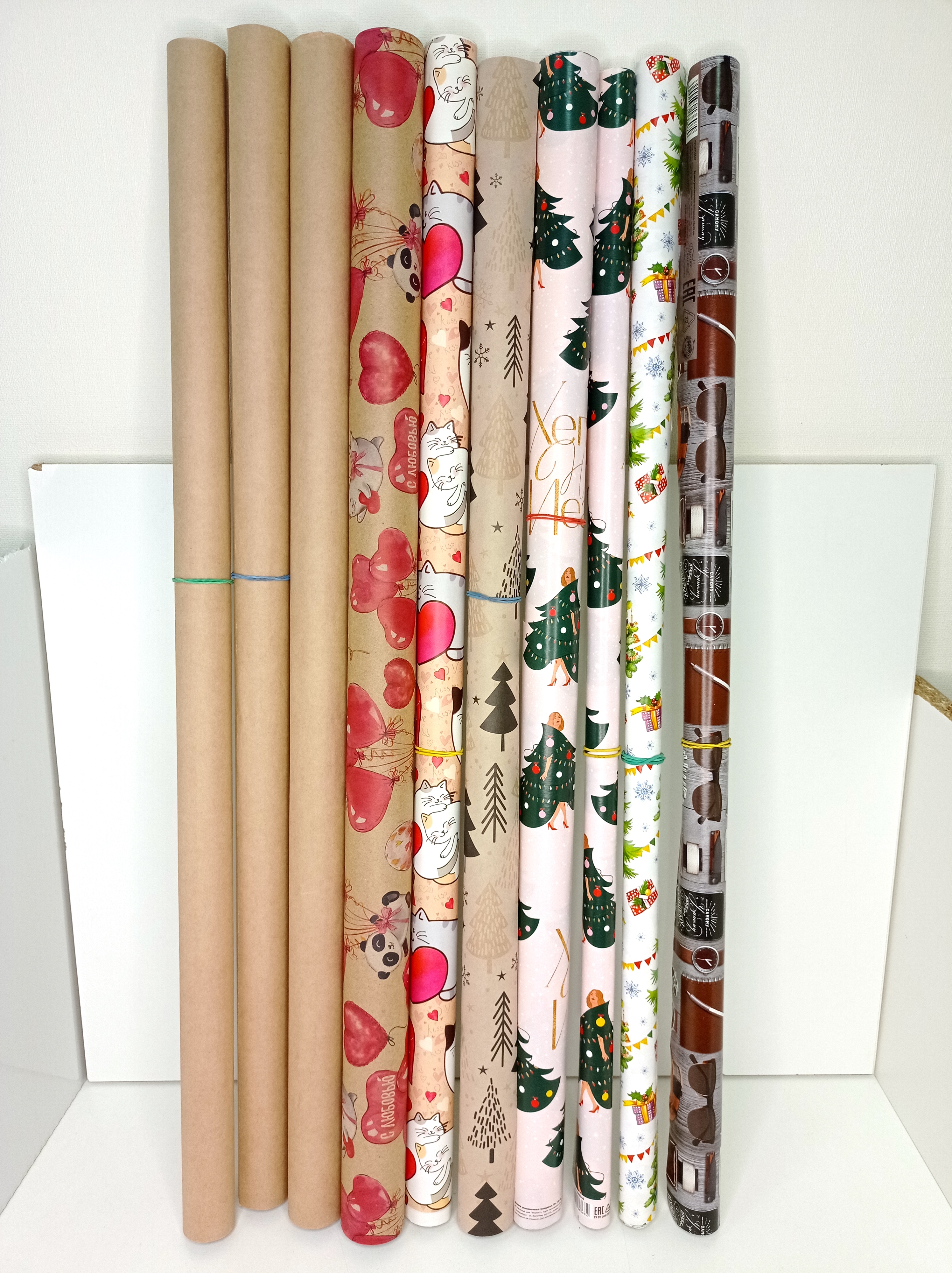 Бумага упаковочная в ассортименте (50*70 см) - фото 5