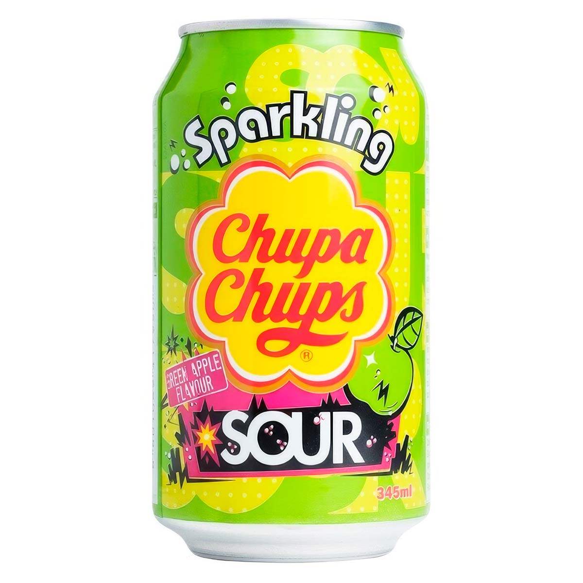 Газ.напиток Chupa Chups Sour Apple  ж/б 345мл