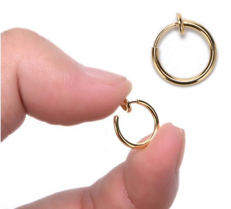 Клипса цвет золото