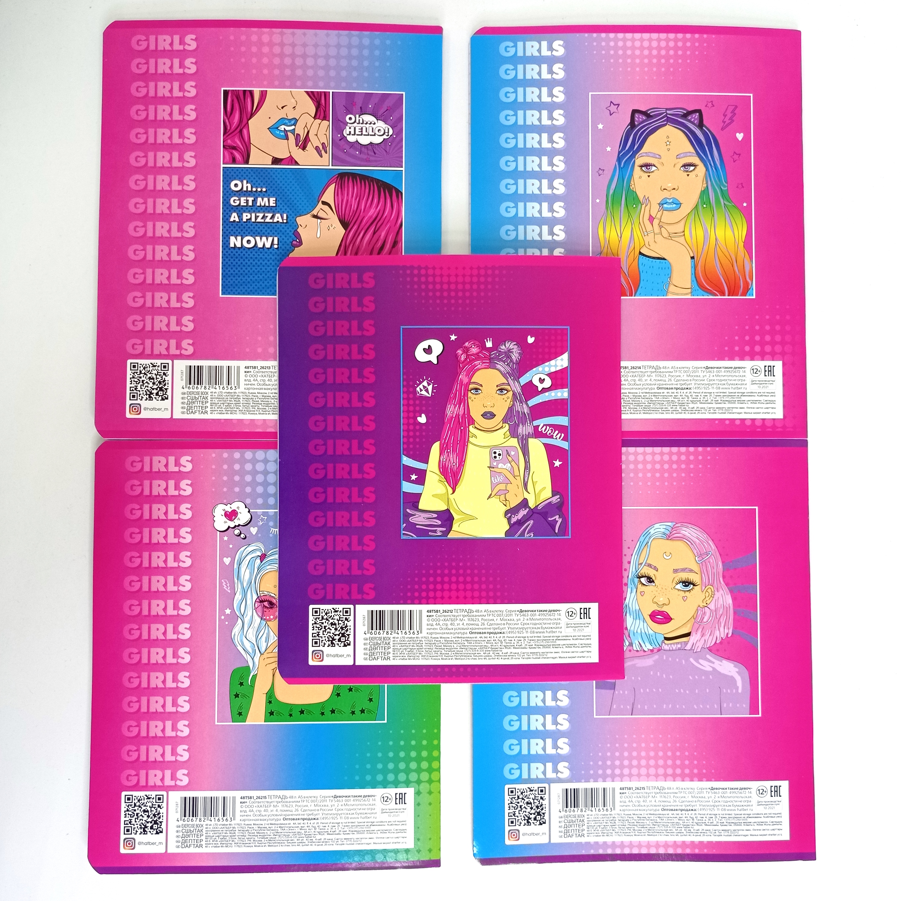 Тетрадь 48л в клетку "Девочки такие девочки" - фото 2
